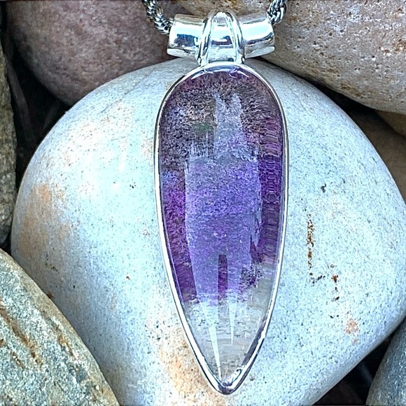 Lodolite Quartz Dream Stone Pendant